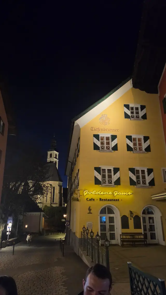 late evening stroll in Kitzbuhel