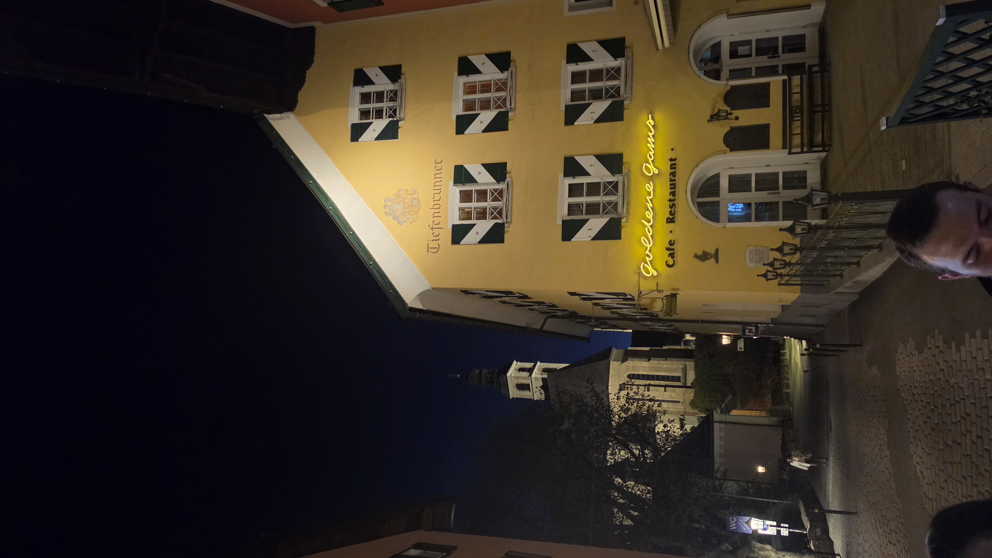 late evening stroll in Kitzbuhel